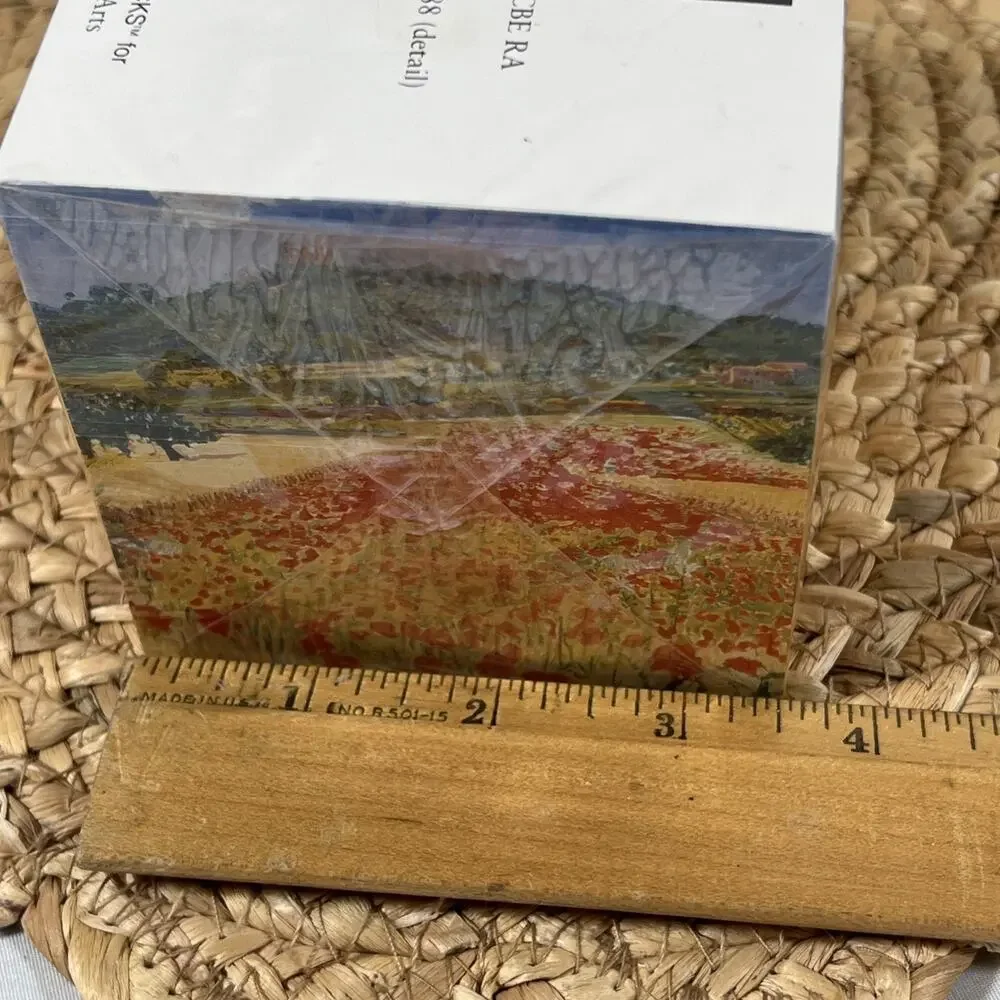 Padblocks Note Pad Cube Poppy Fields Lacoste Royal Academy of Arts Pen Holder